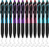 MyLifeUNIT Gel Pens, Black Fine Point Gel Pen for Super Smooth Writing, 0.5mm Retractable Pens with Quick-Drying Ink,
