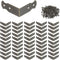 Geesatis 1.6" X 0.7" Right Angle Decorative Corner Protector Box Edge Cover