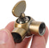 SEWACC 180-degree M10 Rotating Wall Sconce Adapter Metal Lamp Ball Head with Handle Swivel Internal Thread Connector