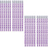 Awareness Ribbon Pencil Set - 24 Pencils Made in USA (Purple)
