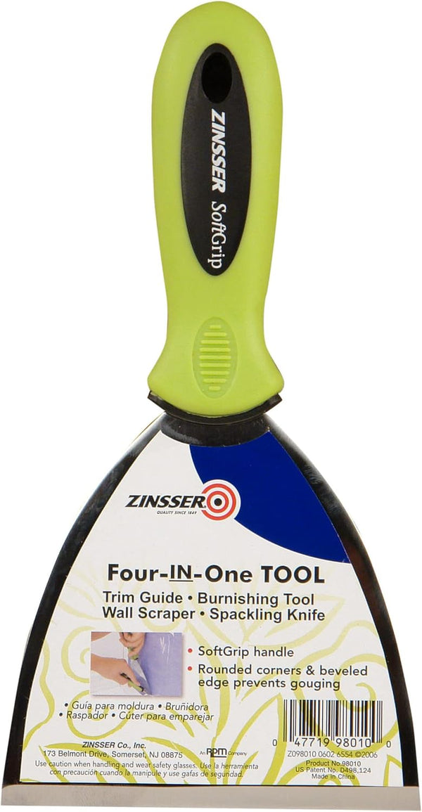 Rust-Oleum Zinsser 98010 4.5-Inch 4-in-1 Tool by Rust-Oleum