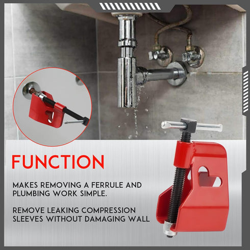 YESHMA Compression Sleeve Puller Tool, Remove Ferrule Puller for 1/2” Copper Water Compression Sleeve