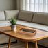 8.3 4.7 BTSKY Small Remote Basket for Coffee Table Entryway Living Room Rattan Serving Tray x Handwoven Wicker Baskets