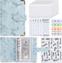 Budget Binder Leather A6 Cash Envelopes Money Saving Binder with Zipper Envelopes