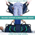45" 36" Bed Positioning Pad with Reinforced Handles, X Multipurpose Waterproof Transfer Sheet for Turning, Lifting