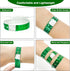 Holographic Plastic Wristbands by Ouchan, Green - 100 Pack for Events Parties