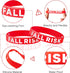 12 Sumind Pcs Fall Risk Bracelet Emergency Alert Wristband for Elderly Patient Wristbands Fall Risk Silicone Rubber