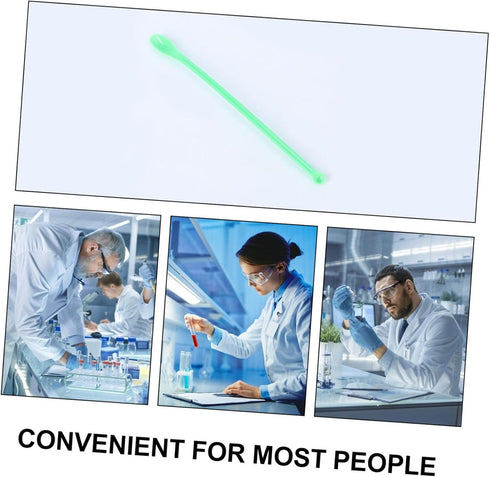 100 Pcs Mixing Cucharas Desechables, Plastic Mixing Spatula, Lab Mixing Spatulas, Scraper Coffee Experimental Scoop