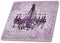 3dRose Nostalgic Chandelier Illustration in Pastel Faded Pink 8 Inch Ceramic Tile
