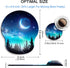 Ergonomic Mouse Pad with Wrist Support Rest, Large Gel Mousepad with Coaster for Pain Relief at Home & Office - Forest
