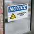 (2 Pack) Laboratory Area Sign with Symbol - OSHA Notice Sign 7 Inch X 5 Inch Vinyl Label Decal Sticker