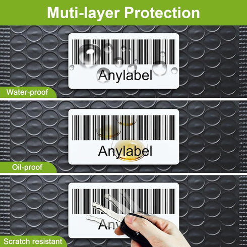 Standard Address Labels Replacement for Brother DK-1201 (1.1" X 3.5”), Compatible with Brother QL Label Printers (12