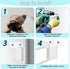 OXDFK 12 Closet PCS Wire Shelf End Bracket, Plastic Shelves Brackets with Screws, Heavy Duty Wall Mount Brackets