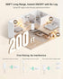 2 200 15A/1875W Remote Control Outlet with Remotes, FT Long Range Wireless Light Switch, High-Power Electrical Outlet