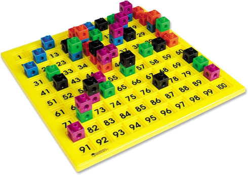 Counting Kids,151 Set, 5+ Learning Resources Hundred Number Board, Early Math, Games for Piece Ages