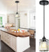 WKWKTOTO 1-Piece Pendant Lights Kitchen Island, Elegant Modern Island Lights for Kitchen with Crystal Glass Luxury