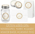 White and Gold 90th Birthday Thank You Stickers, 1.75 in - 40 Labels, 90th Birthday Decorations