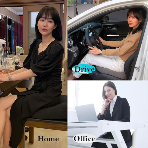 WSGJHB Car Booster Seat Cushion Posture Cushion Portable Breathable Mesh, Effectively Increase The Field of View Ideal