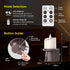 2-in-1 (1 Pack) Dimmable Plug in Night Light - Dual Mode: Dusk to Dawn Sensor OR Remote Timer - Electric Candle Wall