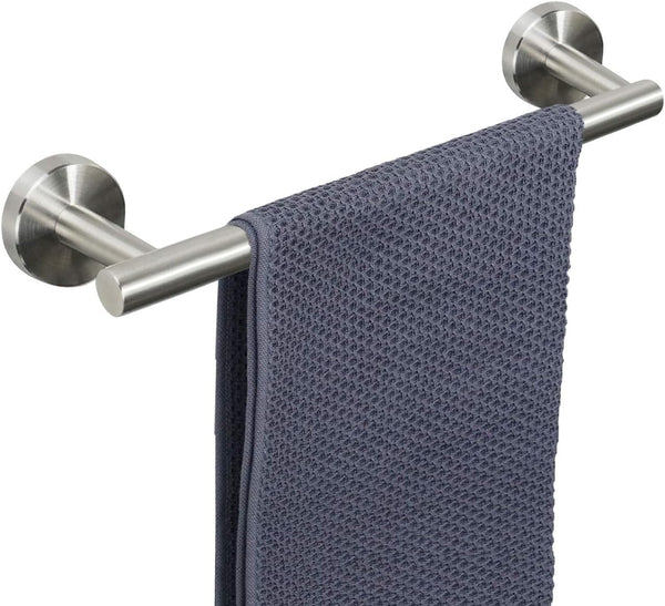 NearMoon Bathroom Towel Bar, Thicken Stainless Steel Shower Towel Rack, Wall Mounted (Brushed Nickel, 12 Inch)