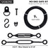 SANKINS Anti-Sag Gate Kits for Wooden Fence, Black Support Cable Kit for Outdoor Repair