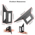 Sumnacon 3D Measuring Ruler Set of 2, 45/90 Degree Layout Tool for Woodworking and Drawing