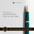 Cross Bailey Light Refillable Rollerball Pen - Medium Point, Black Ink, Presented in Gift Box (Polished Green)