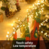400 49FT 8 Cluster Lights Christmas Led Fairy Lights Green Wire Twinkle Lights with Remote Modes String Lights Timer