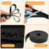 Neoprene Rubber Sheet, Solid Rubber Seal Strips for DIY Gasket Materials, Oil-Resistance, Anti-Slip