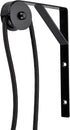 Aspen Creative 21005A, Wall Mount Bracket and Pulley for Pendant Light in Matte Black