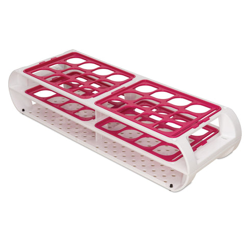 SP Bel-Art Switch-Grid Test Tube Rack; 24 Places for 20-25mm Tubes, Fuchsia (F18745-0013)