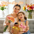 Mothers Day Gifts for Mom Solar Lanterns Outdoor Waterproof Sunflower Garden Decor Gifts for Women Mom Grandma Sister
