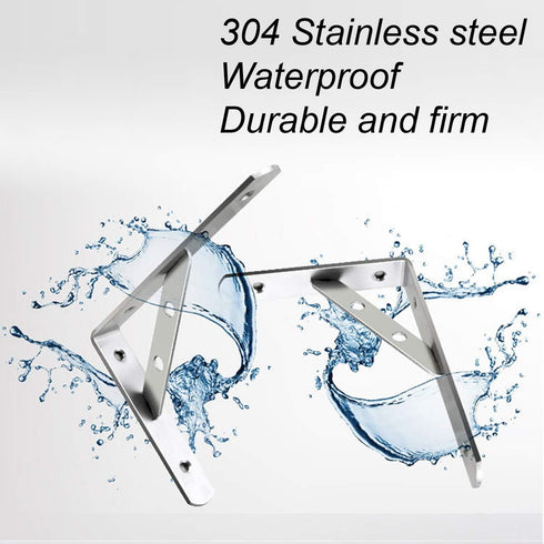 6x4 Inch (1 Heavy Duty Shelf Bracket, l Brackets, Shelf Support Corner Brace Joint Right Angle Bracket