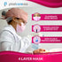 50 4-Ply 3 (1 50) PlastCare USA Disposable ASTM Level Pink Face Masks Guardian Box