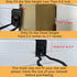 Juformin Trimmer 8" 2 Adjustable Slatwall Hooks, Lockable Slatwall Weedeater & String Hanger, Power Tool Hanger