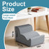 BALAPET Ergonomic Foot Rest Under Desk, Large Leg Rest for Desk with High Density Foam, Office Foot Stool for Chair