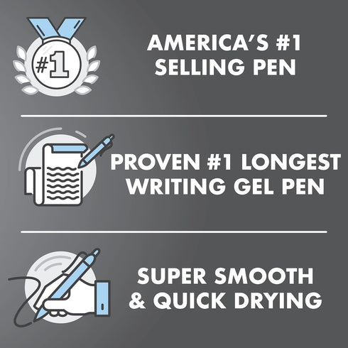 PILOT Pen G2 Gel Ink Refills, Ultra Fine Point 0.38mm, Black Ink, 12-Pack