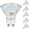 GU10 LED Light Bulbs, 50 Watt Halogen Equivalent, 6000K Cool White, Non-Dimmable, 450LM, 4W Replacement Recessed Track