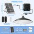 2000LM 4 Solar Shed Light Indoor Outdoor, Motion Sensor Pendant Light, Daytime Available Solar Indoor Lights