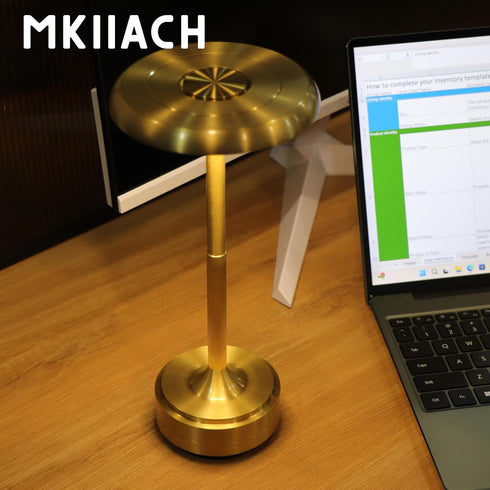 MKIIACH 5200mah Cozy Dimming, 3 Small Table Lamp With Battery - Rechargeable Desk Lamp For Nights, Usb-C Fast Charging