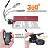 3 Amber Book Light, Rechargeable Blue Light Blocking Reading Light, Clip on Book Lamp, Brightness Eye Care Sleep Aid