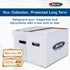 BCW Magazine/Document Storage Box, Durable Cardboard Filing Box, 1-Pack