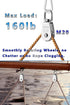 Can Swivel Rope Pulley Cable Pulley Block 304 Stainless Steel Small Heavy Duty M15 M20 M25 M50 for Gym Equipment
