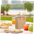 50 Pack Alipis Insulated Takeout Bags Bulk Lunch Boxes Handles Insulated Beverage Bags for Milk Tea Fast Food