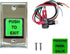 Visionis Push to Exit Button VIS-7000, Indoor Green Square Request to Exit, Stainless Steel for Door Access Control