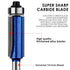 BAIDETS 1/4 Inch Set, 13/16", 1-1/16", 1-3/16", 1-7/32" Straight Flush Trim Router Bits Shank, Top Bearing Flush Trim
