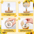 Lamp,3 Sunflowers Flower Table Lamp,Birthday Gifts for Women Mom, US Plug Linen Bedside Colors Temperatures Small Night