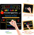 Double Sided First & Last Day of School Chalkboard, 10 x 12 Inch Reusable Wooden Sign for Kids/Girls/Boys, Photo Props