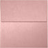 LUXPaper Square Invitation Envelopes | Peel & Press | 3 1/4" x 3 1/4" | Misty Rose Metallic | 84lb. Text | 50 Qty