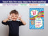 Safety Magnets ZOCO Handwashing Poster, Wash Your Hands Sign for Kids, Laminated 12x18, Classroom Decor